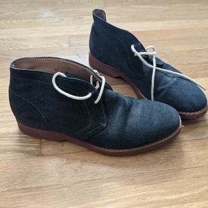 Brunello Cucinelli navy Oxfords